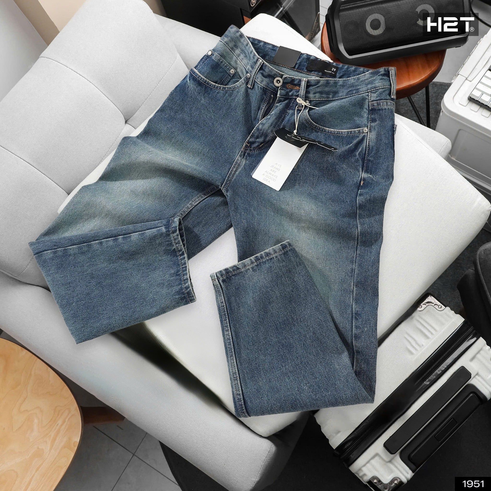  Quần Jeans Relaxed Fit Basic 1951 
