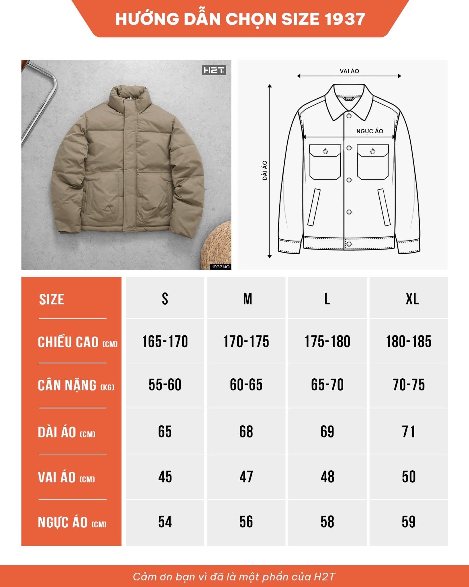  Áo Phao Chần Bông 3 Lớp 1937 