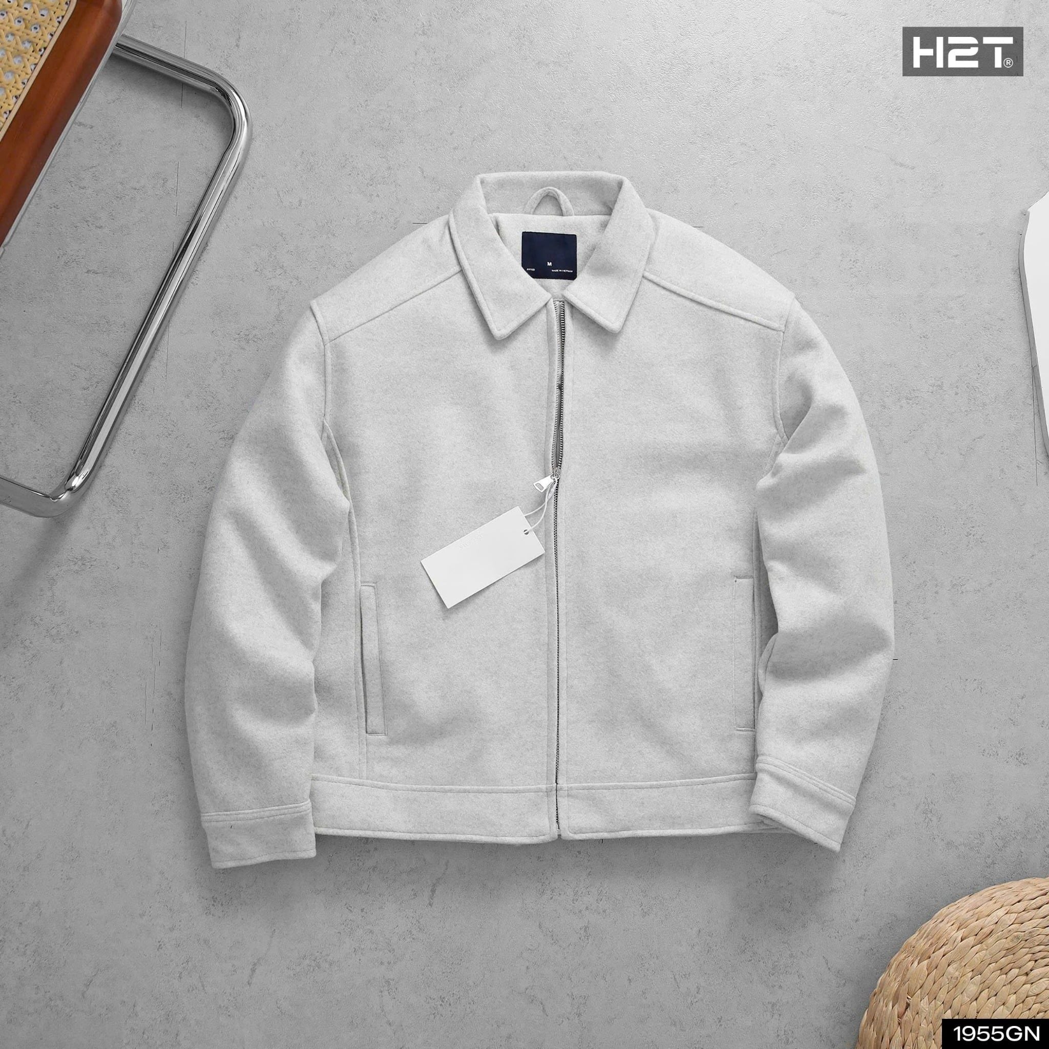  Áo Khoác Dạ Khóa Kéo 1955 