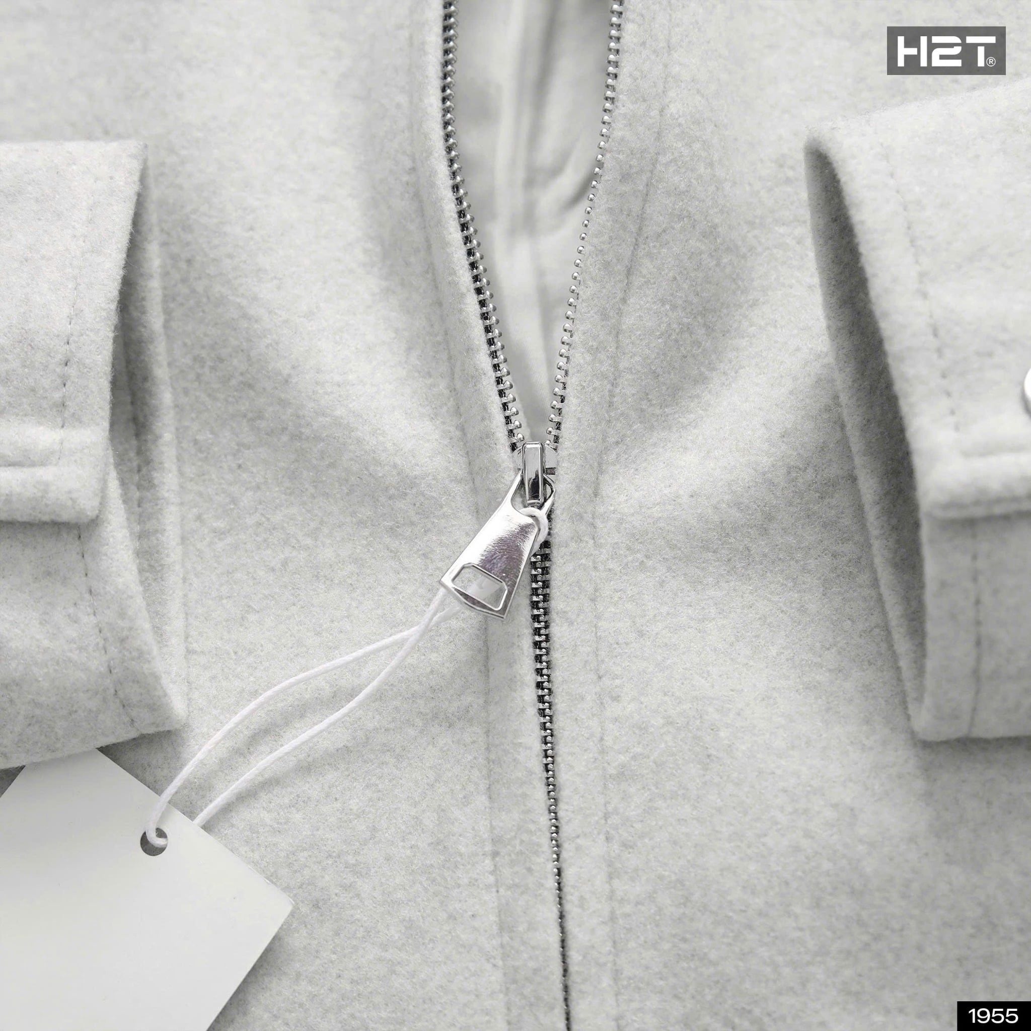  Áo Khoác Dạ Khóa Kéo 1955 