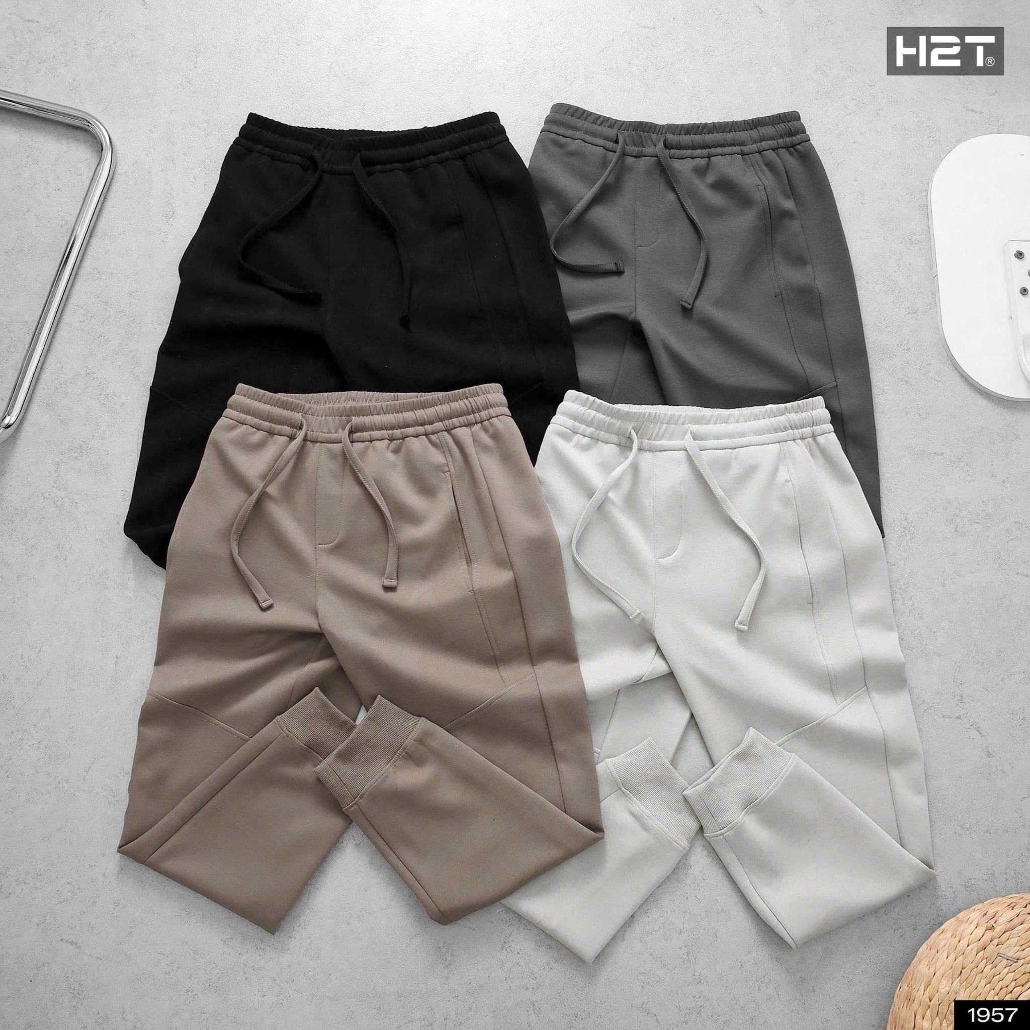  Quần Jogger Nỉ Cotton 1957 