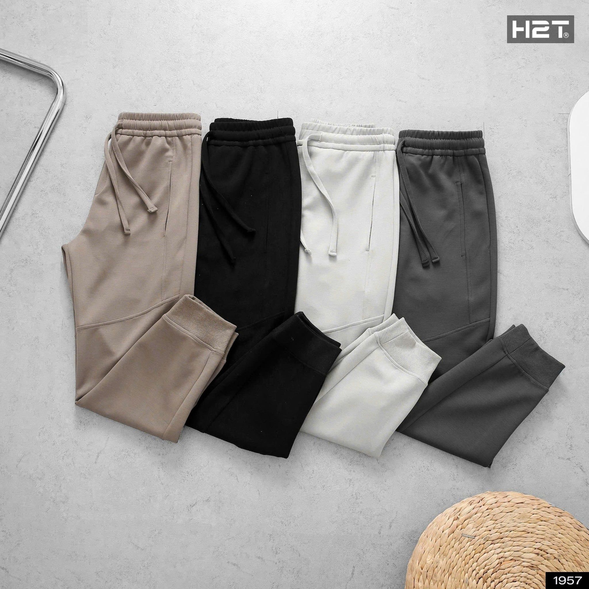  Quần Jogger Nỉ Cotton 1957 