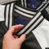  Áo Bomber Dạ Phối Tay Raglan 1966 