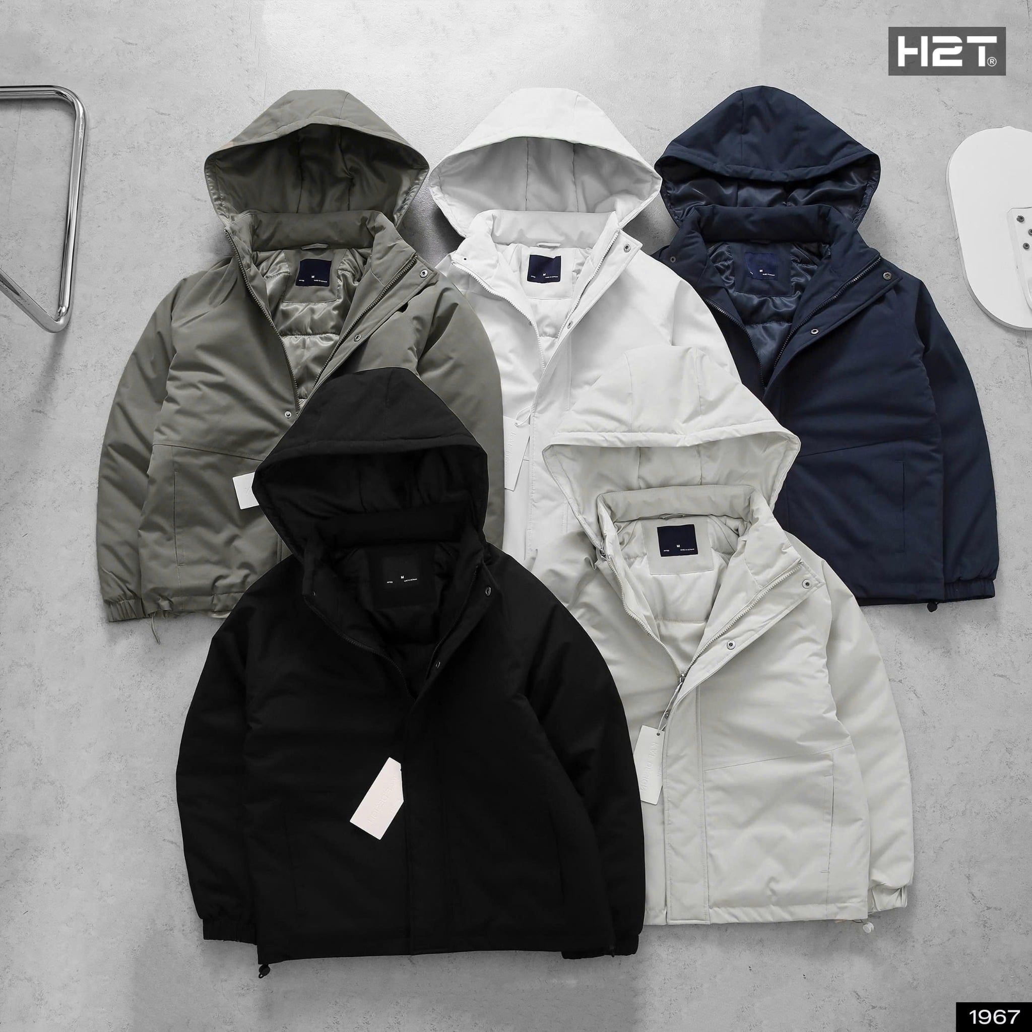  Áo Khoác Gió Chần Bông 1967 