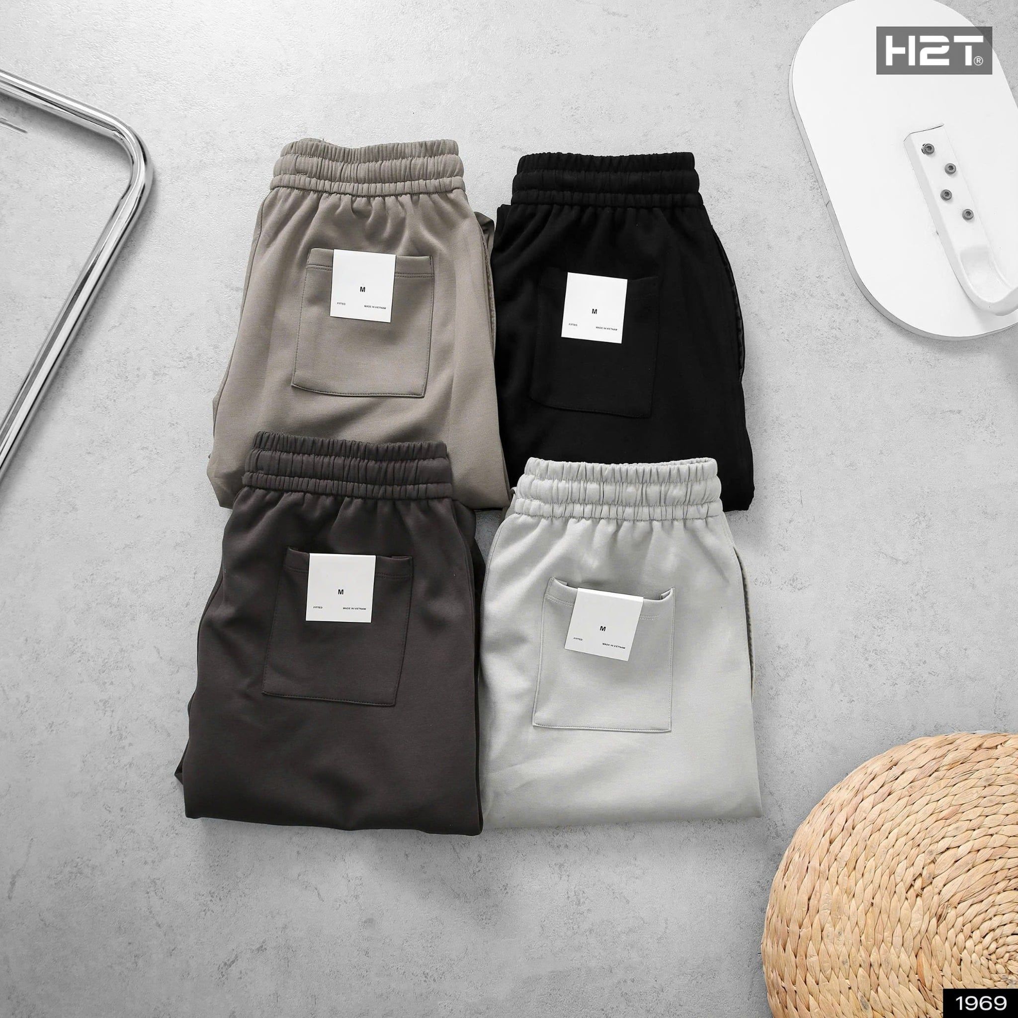  Quần Nỉ Cotton Relaxed Fit 1969 