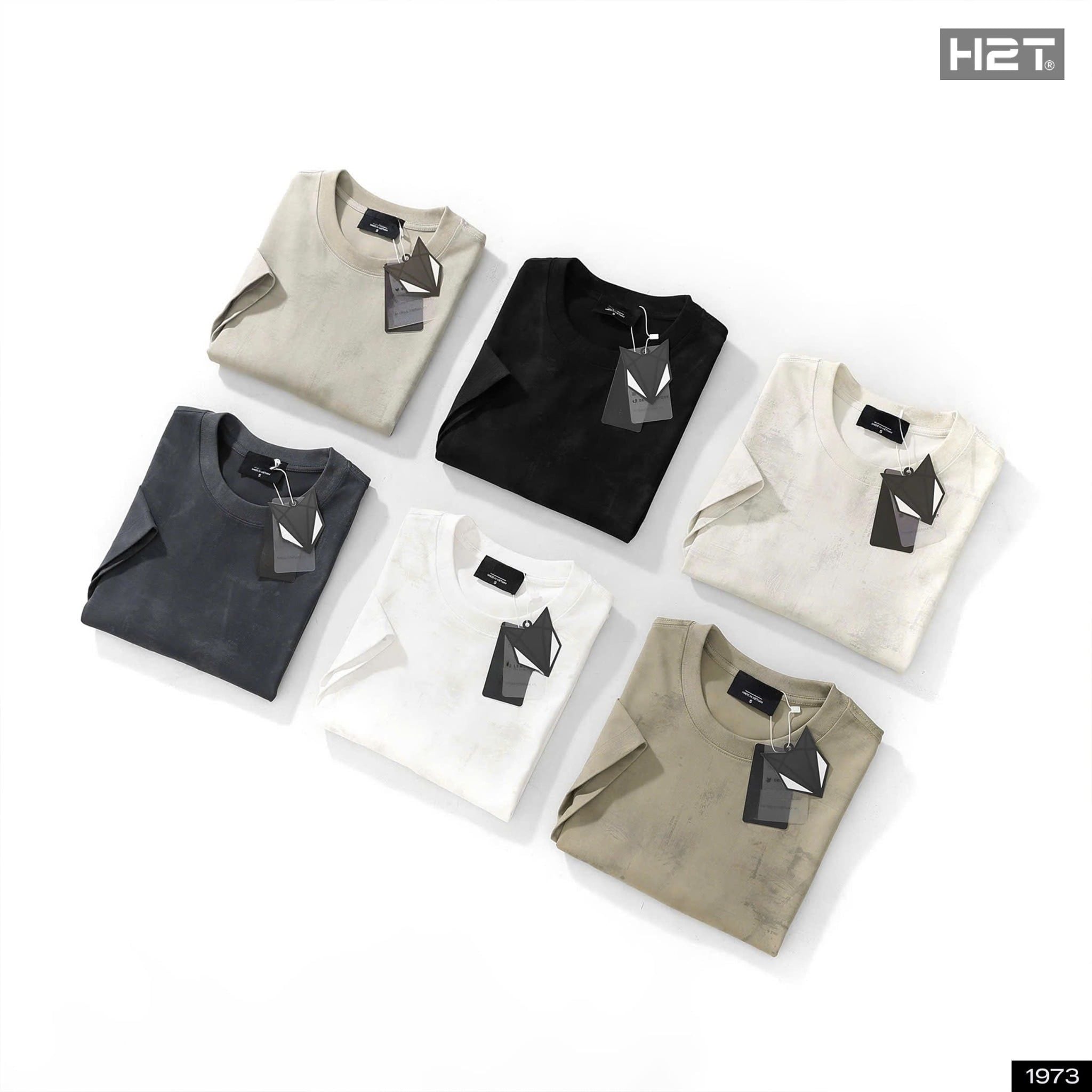  Áo Thun Boxy Fit Wash 1973 