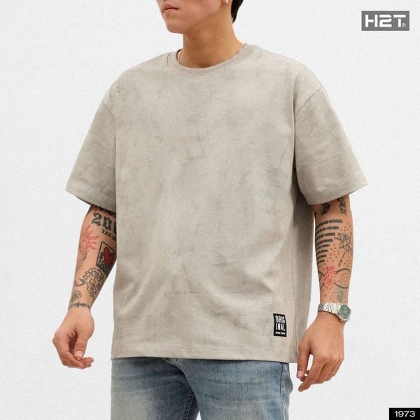  Áo Thun Boxy Fit Wash 1973 