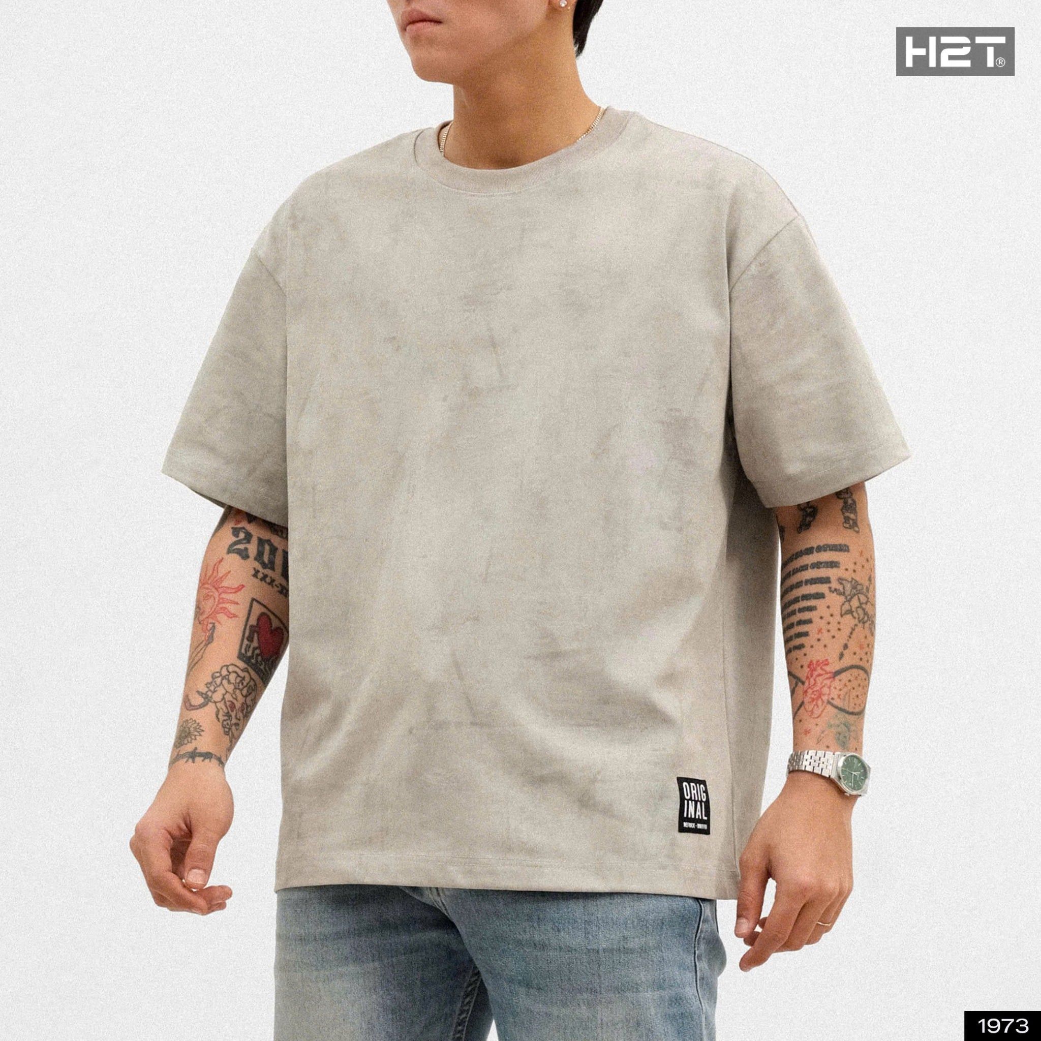  Áo Thun Boxy Fit Wash 1973 