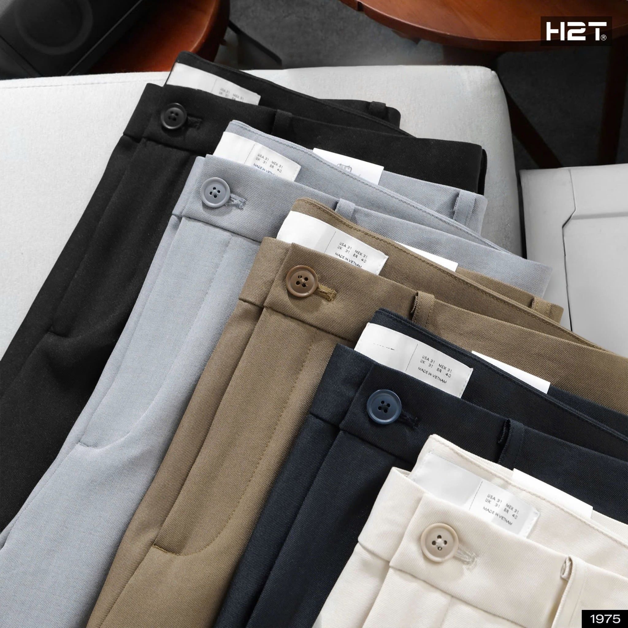  Quần Âu Slim Fit Basic 1975 