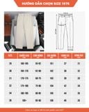  Quần Đũi Ống Suông Xếp Ly 1976 