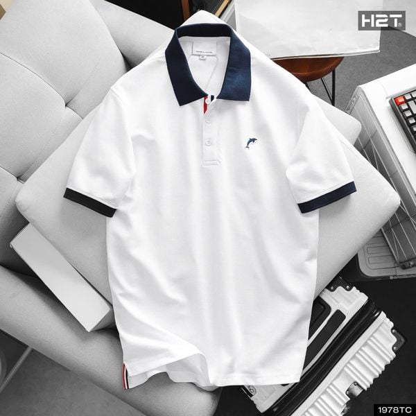  Áo Polo Cá Sấu Phối Cổ 1978 