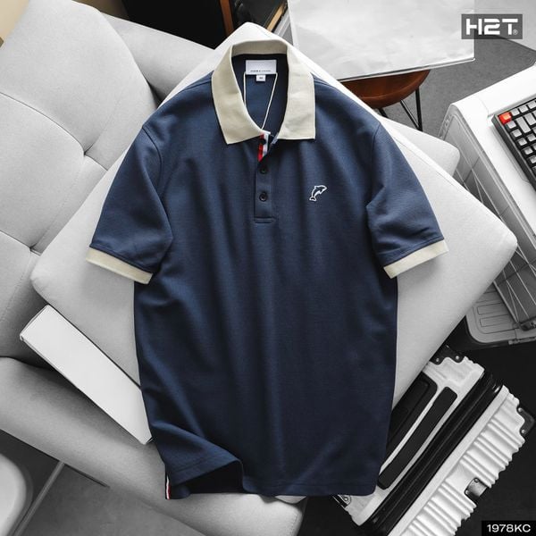  Áo Polo Cá Sấu Phối Cổ 1978 