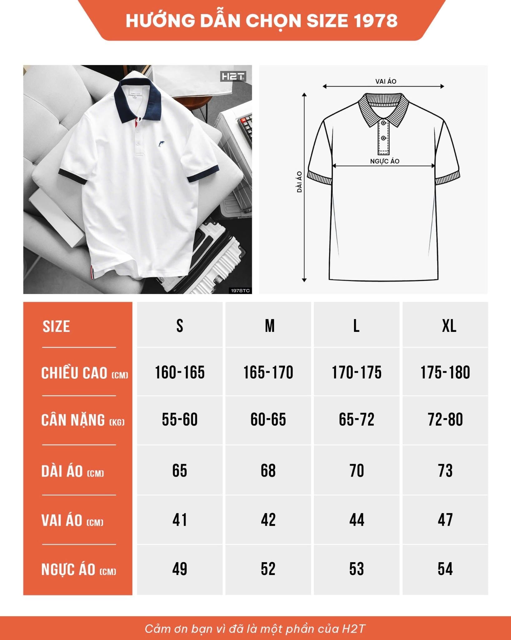  Áo Polo Cá Sấu Phối Cổ 1978 