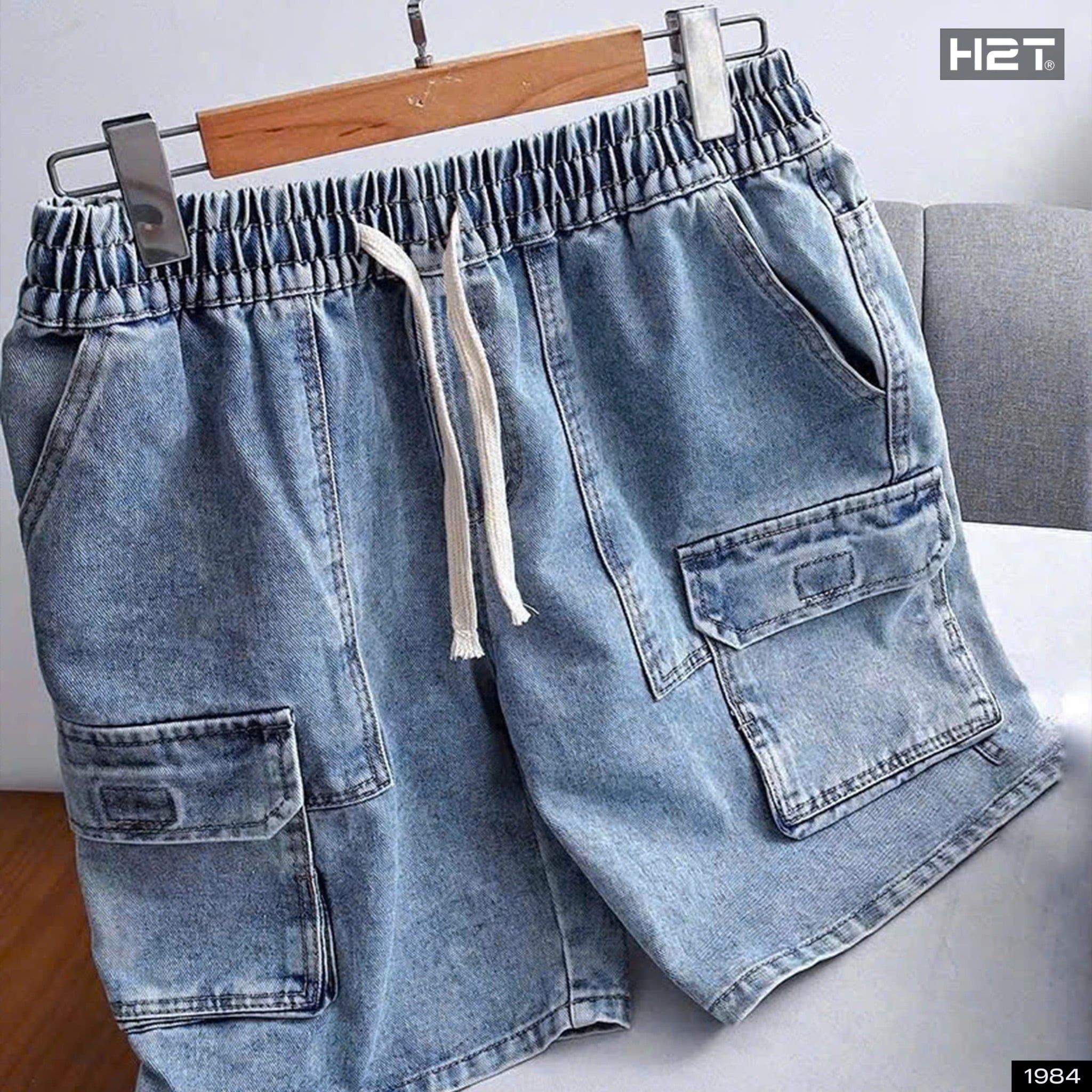  Quần Short Jeans Túi Hộp 1984 
