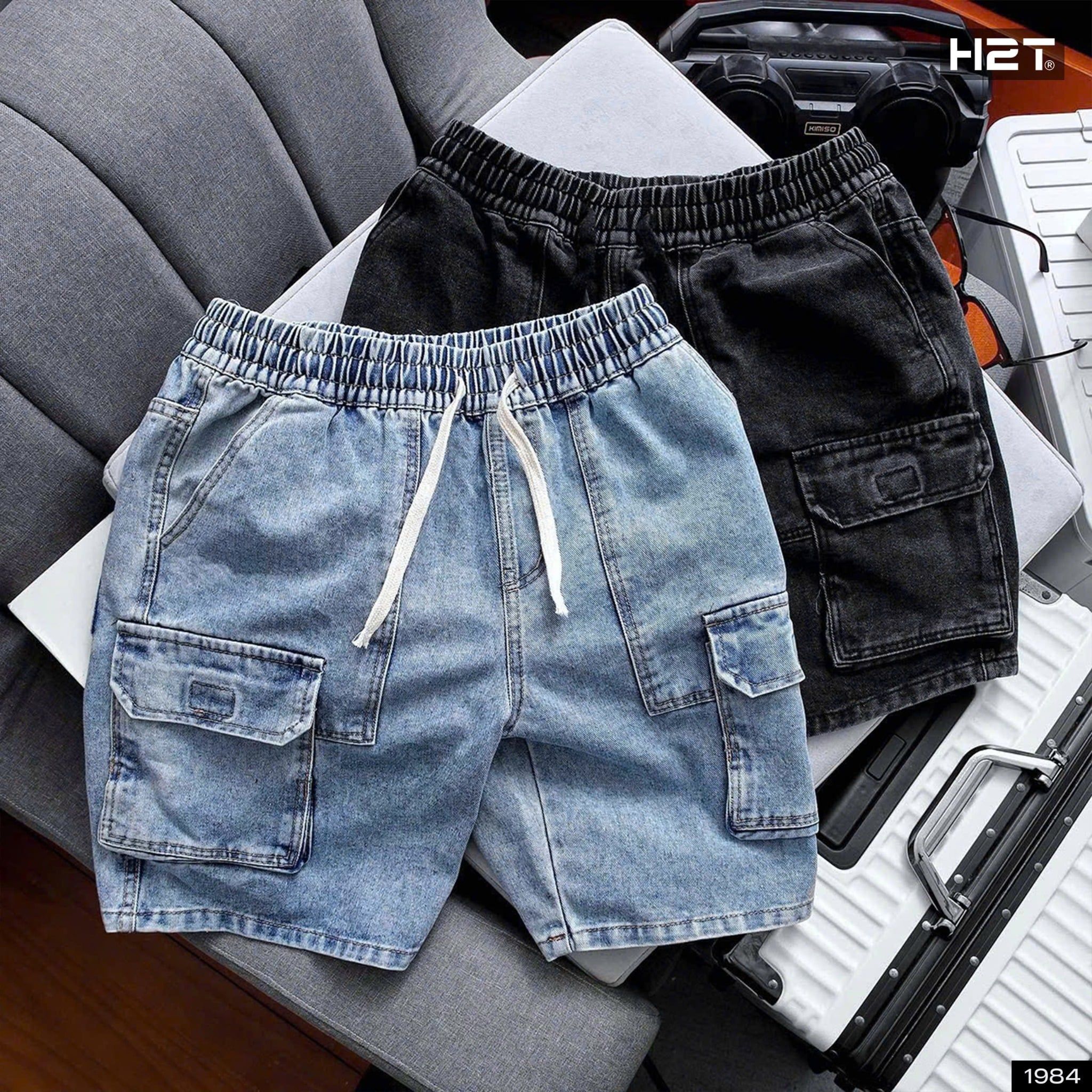  Quần Short Jeans Túi Hộp 1984 