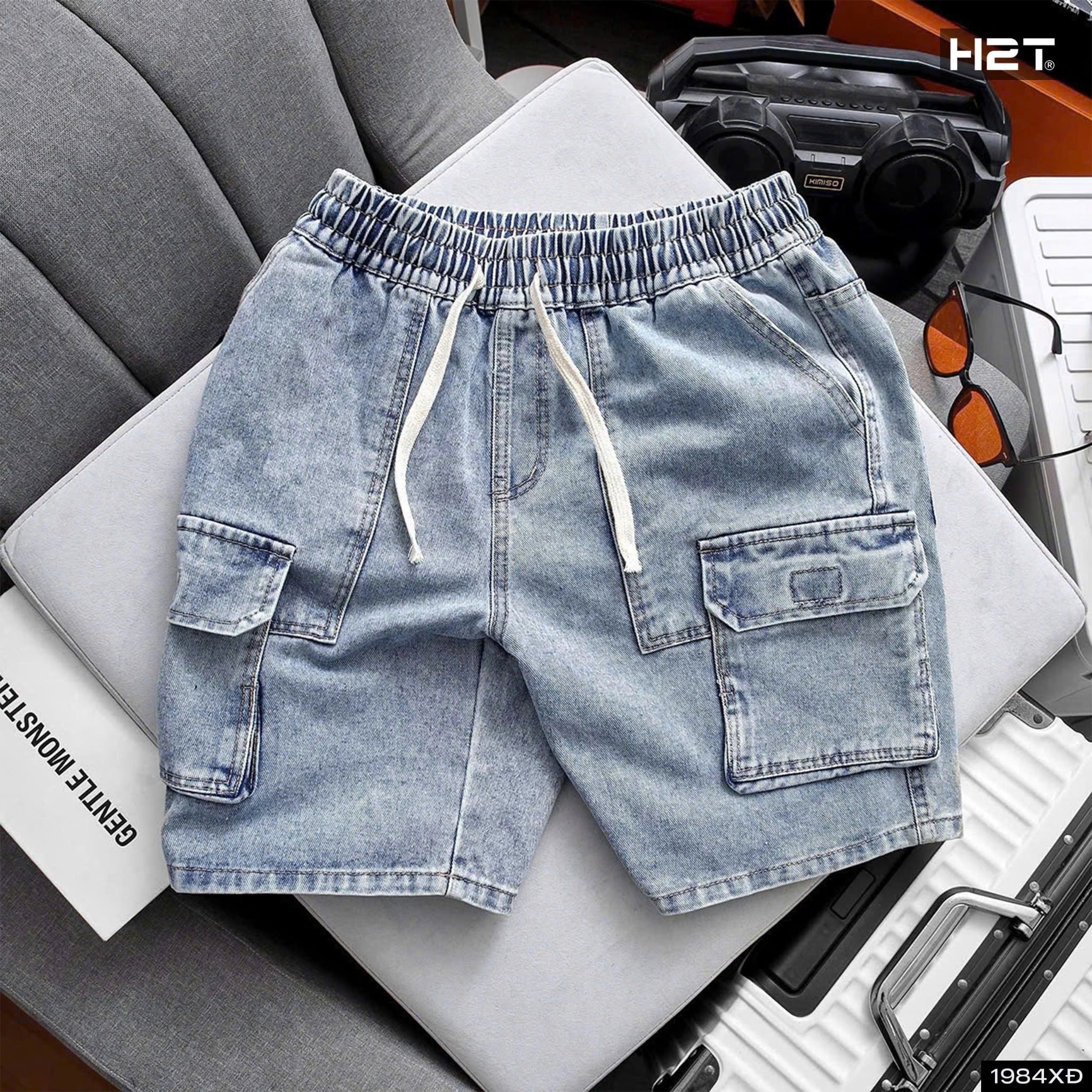  Quần Short Jeans Túi Hộp 1984 