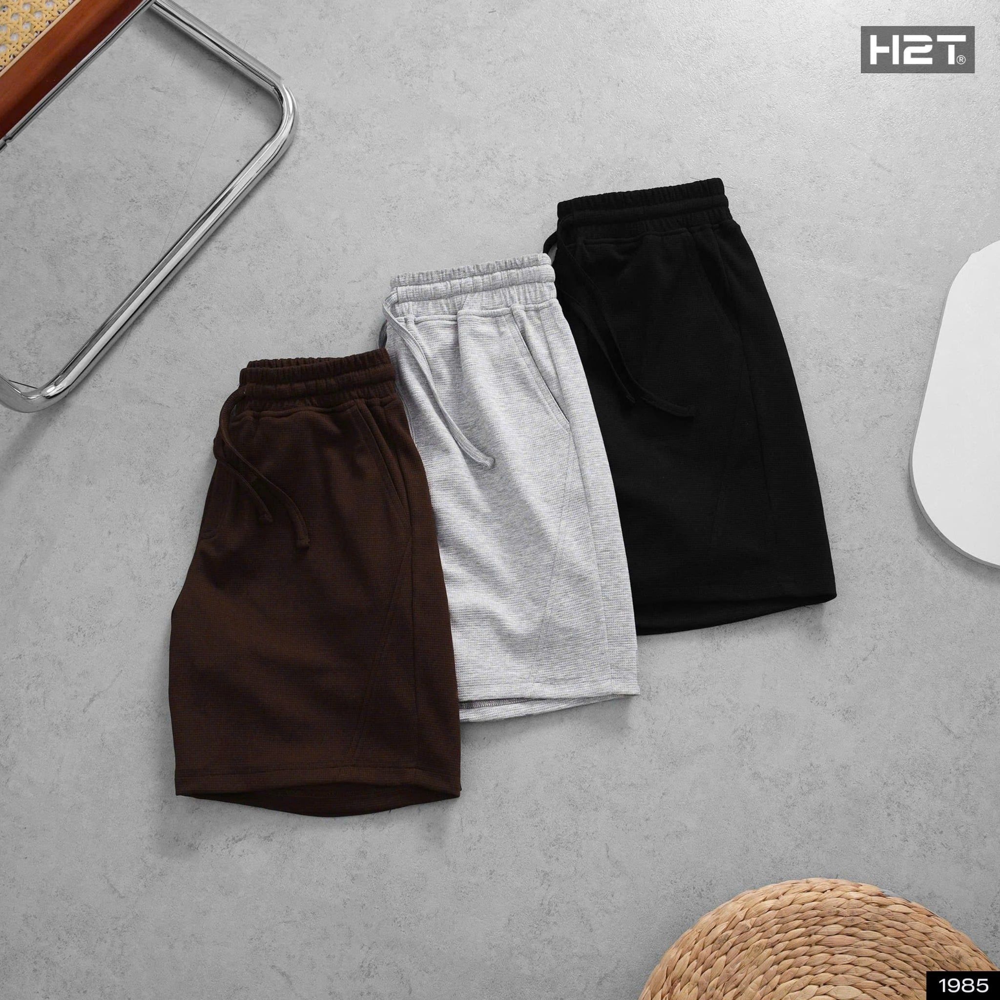  Quần Short Vải Dệt Waffle 1985 