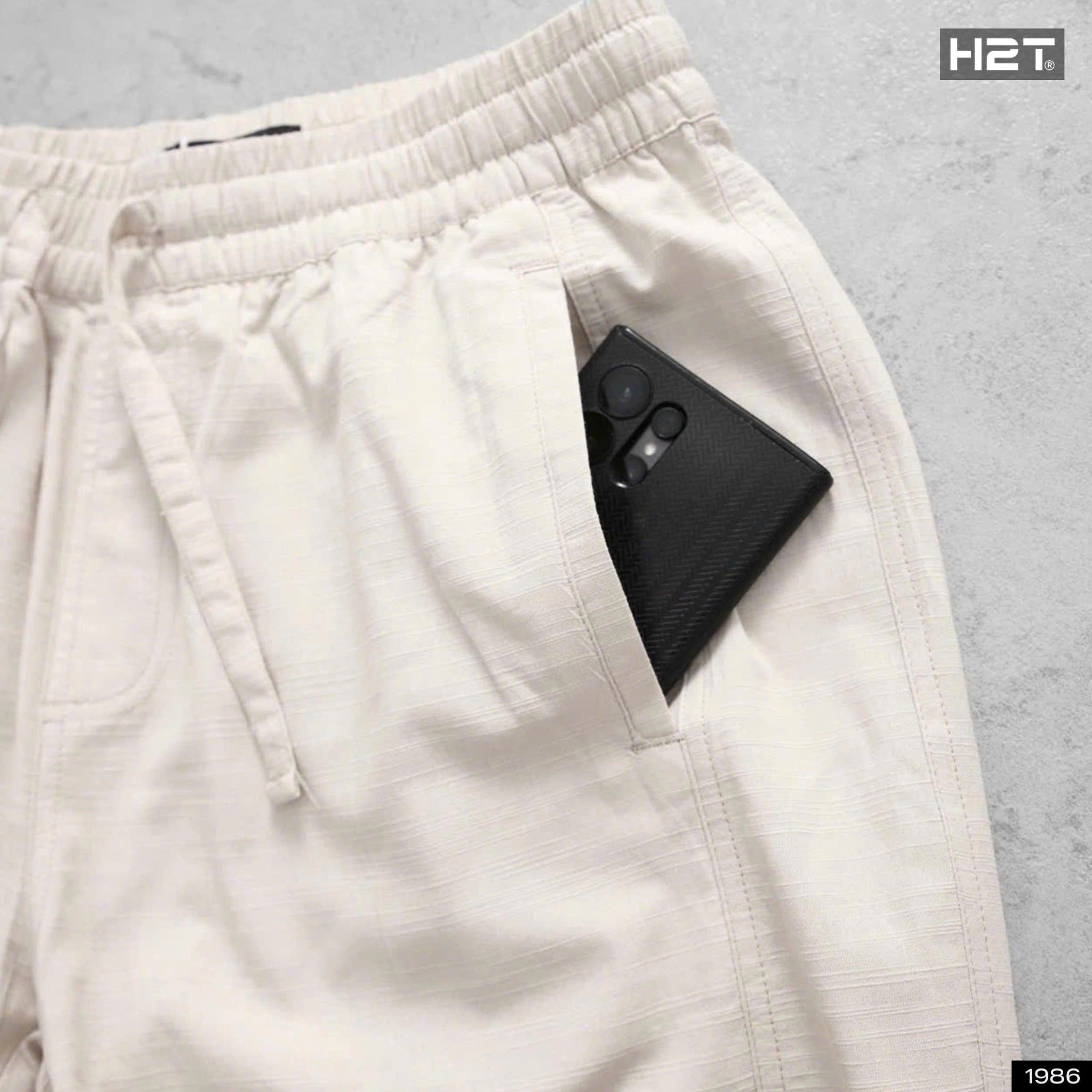  Quần Short Linen Stripe 1986 