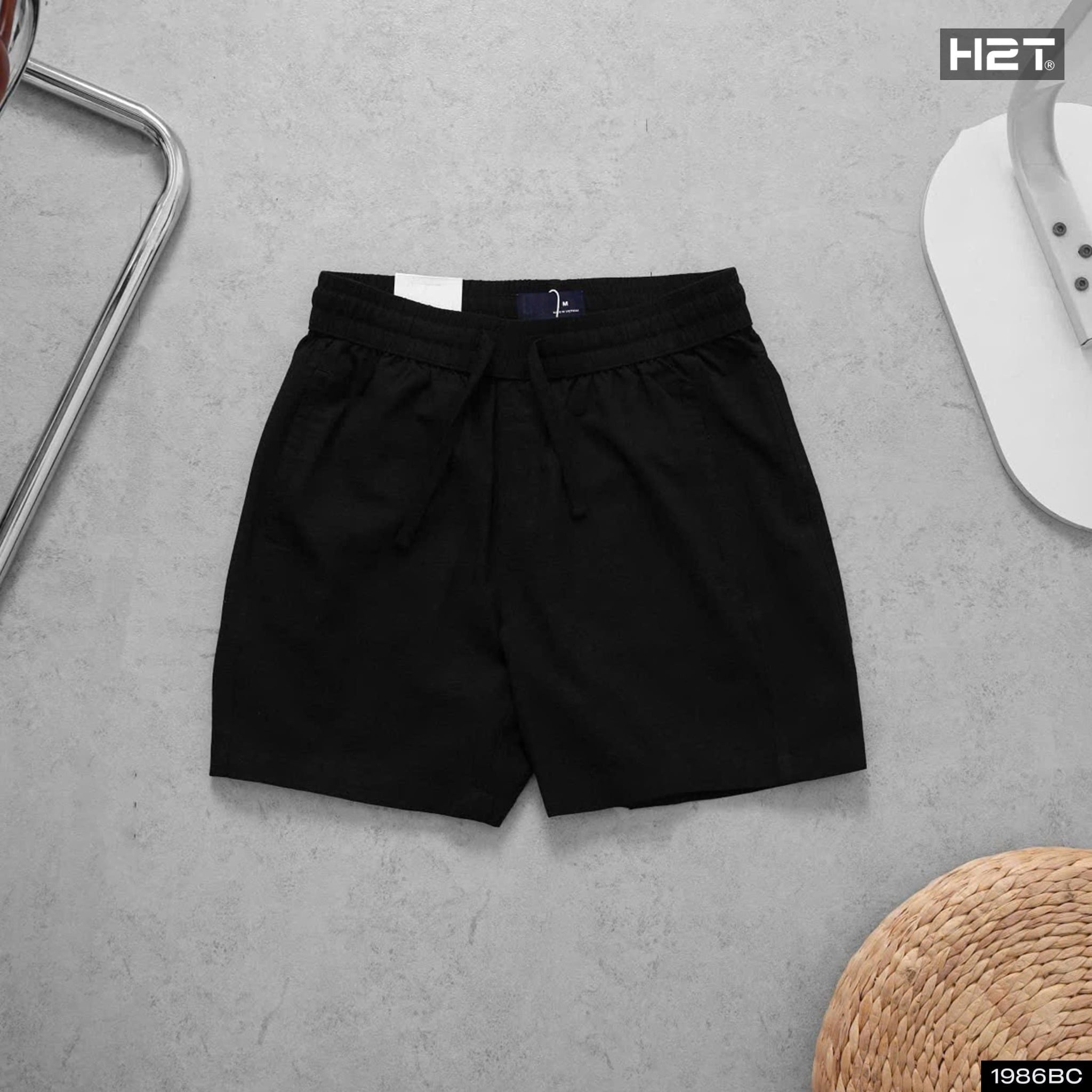  Quần Short Linen Stripe 1986 