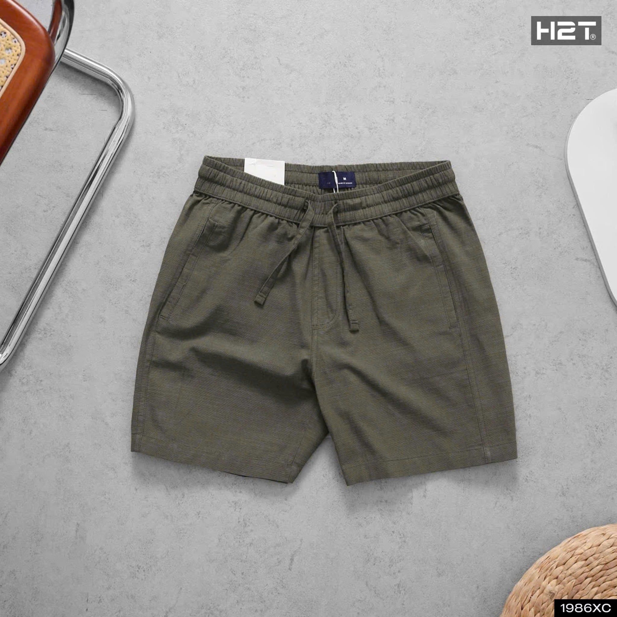  Quần Short Linen Stripe 1986 