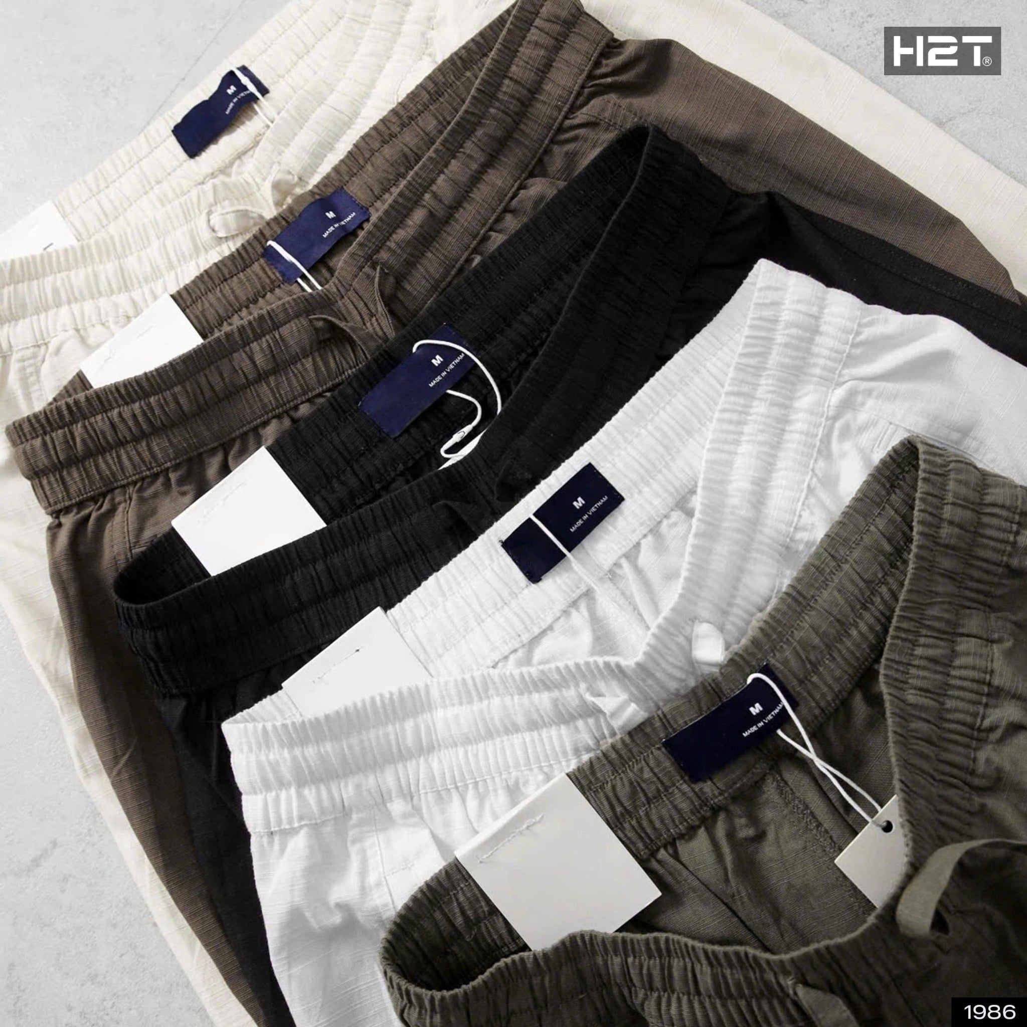  Quần Short Linen Stripe 1986 