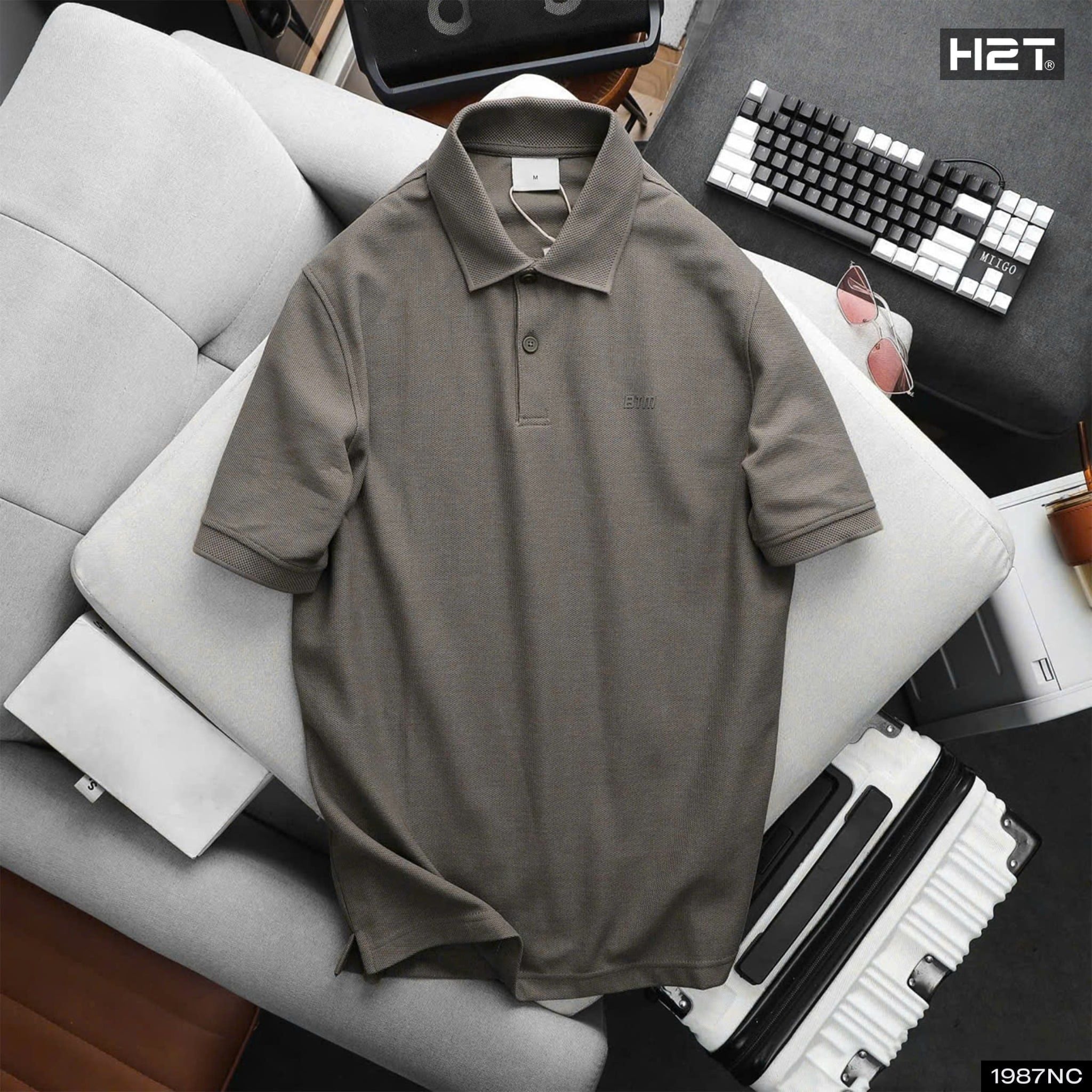  Áo Polo Cá Sấu Basic 1987 