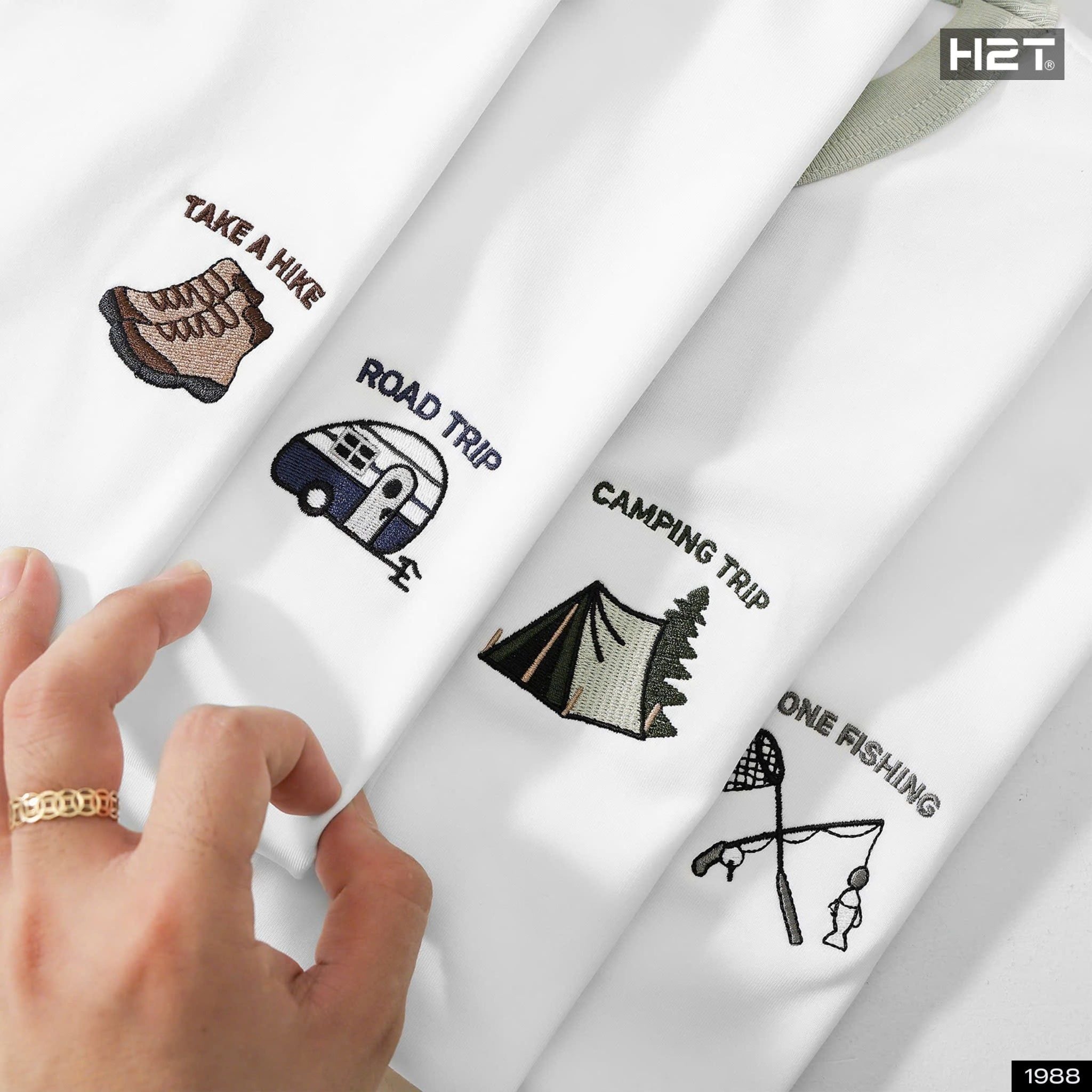  Áo Thun Camping Graphic 1988 