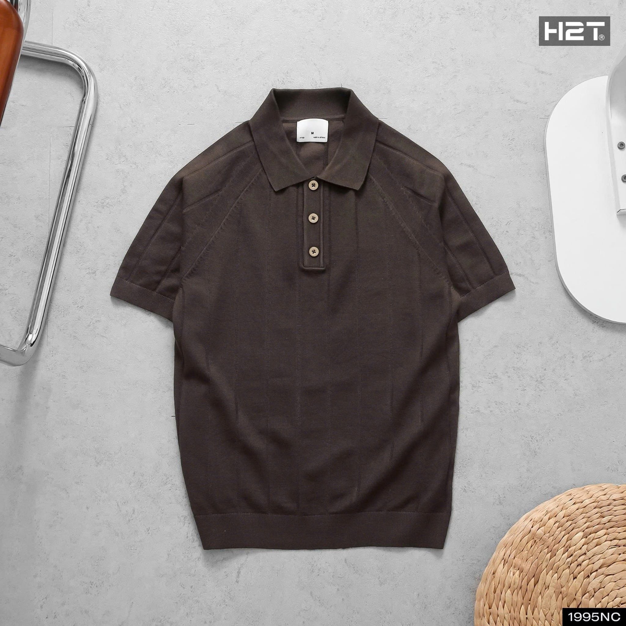  Áo Polo Knit Striped 1995 