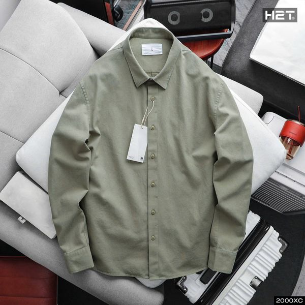  Áo Sơ Mi Kaki Cotton Basic 2000 