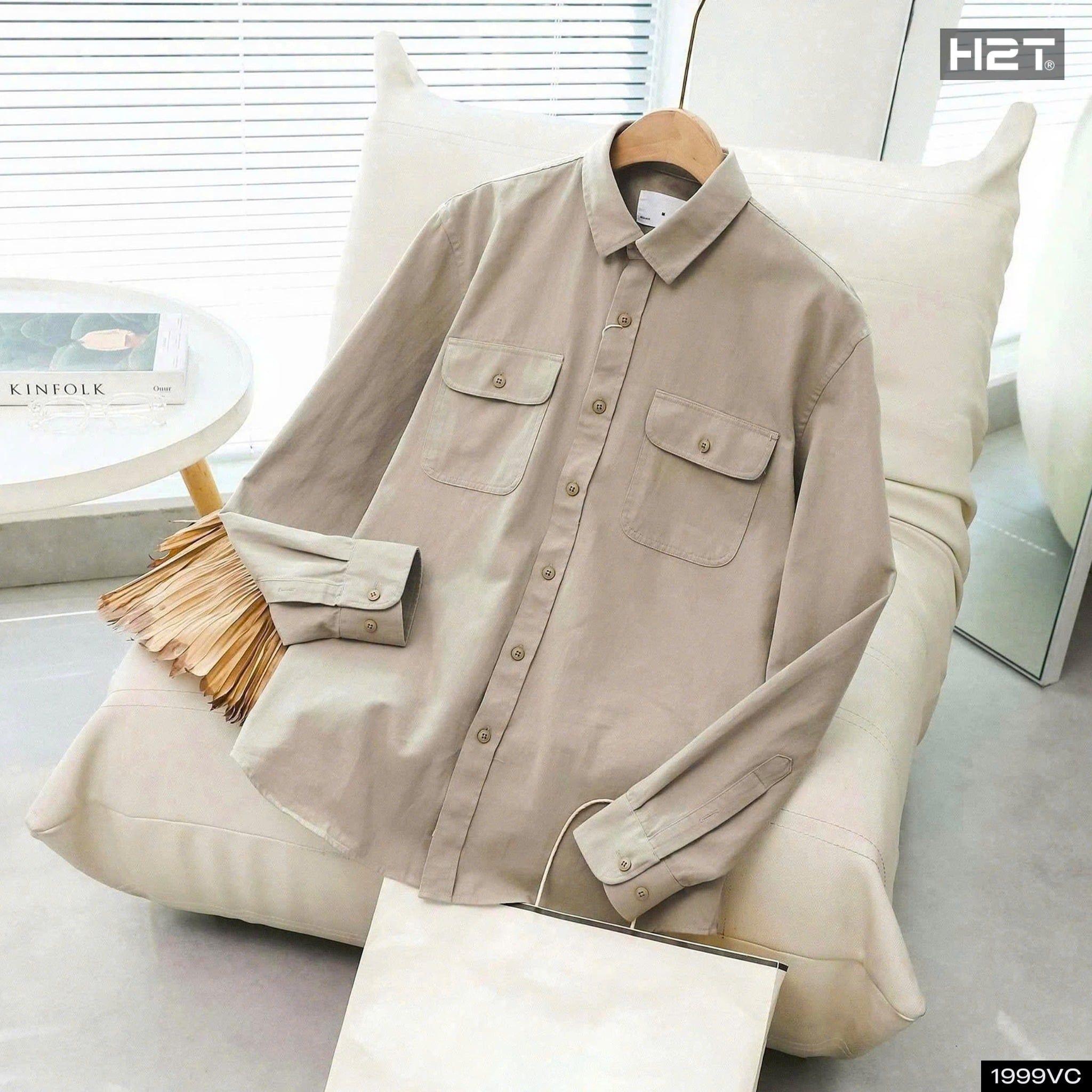  Áo Sơ Mi Kaki Chino Workshirt 1999 
