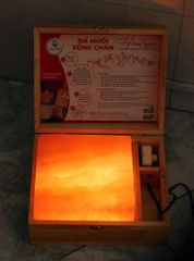 Đá Muối Xông Chân Himalaya 20×20×5 cm – Phiến Đá Lớn Giữ Nhiệt Tốt, Thư Giãn Toàn Thân