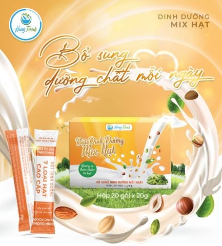Combo Bột Sữa Hạt Dinh Dưỡng: Hạt Sen Huế & Mix Hạt