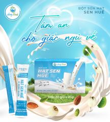 Combo Bột Sữa Hạt Dinh Dưỡng: Hạt Sen Huế & Mix Hạt