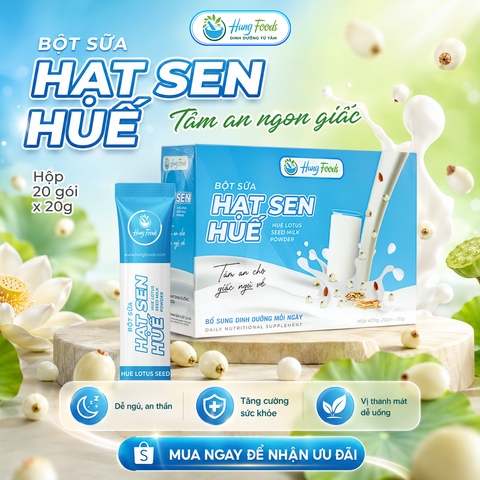 Bột Sữa Hạt Sen Huế