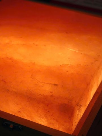 Đá Muối Xông Chân Himalaya 20×20×5 cm – Phiến Đá Lớn Giữ Nhiệt Tốt, Thư Giãn Toàn Thân