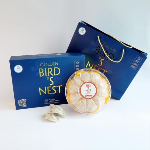 Hộp Quà & Túi Xách Cao Cấp Golden Bird's Nest | Hộp Đựng Yến Sào Sang Trọng | Màu Đỏ / Xanh Navy