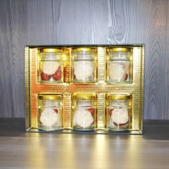 [SET 6 HŨ] Yến Baby Hũ Thủy Tinh Hung Foods - Tặng Hộp Quà, Túi