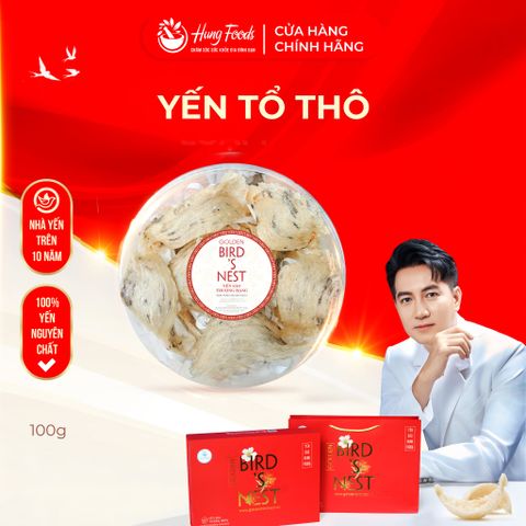 Yến Thổ Thô Loại 1 Hung Foods - Golden Bird's Nest