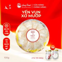 Yến Vụn Xơ Mướp - Hộp 100g - Hung Foods Golden Bird's Nest - Tặng 2 Hũ Yến Baby
