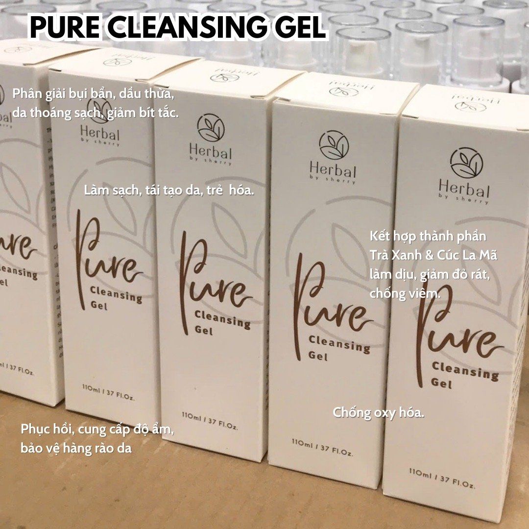  PURE CLEANSING GEL - Gel rửa mặt thảo mộc 