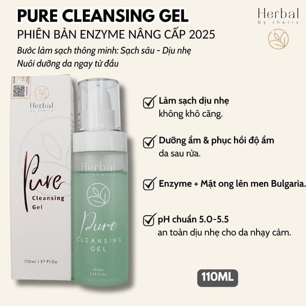  PURE CLEANSING GEL - Gel rửa mặt thảo mộc 