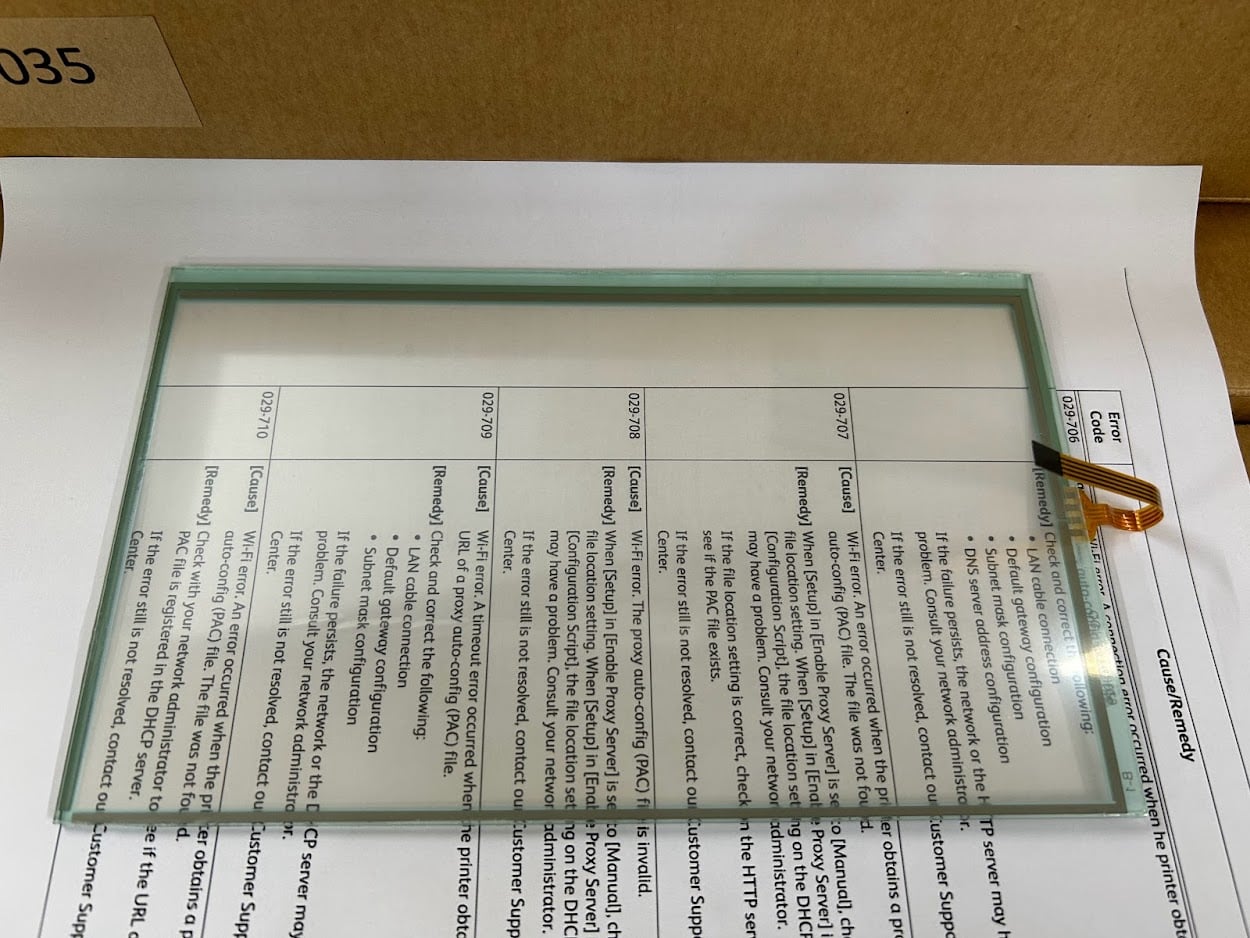 MÀN HÌNH CẢM ỨNG XEROX VI3371/4471/V4070/ V7080