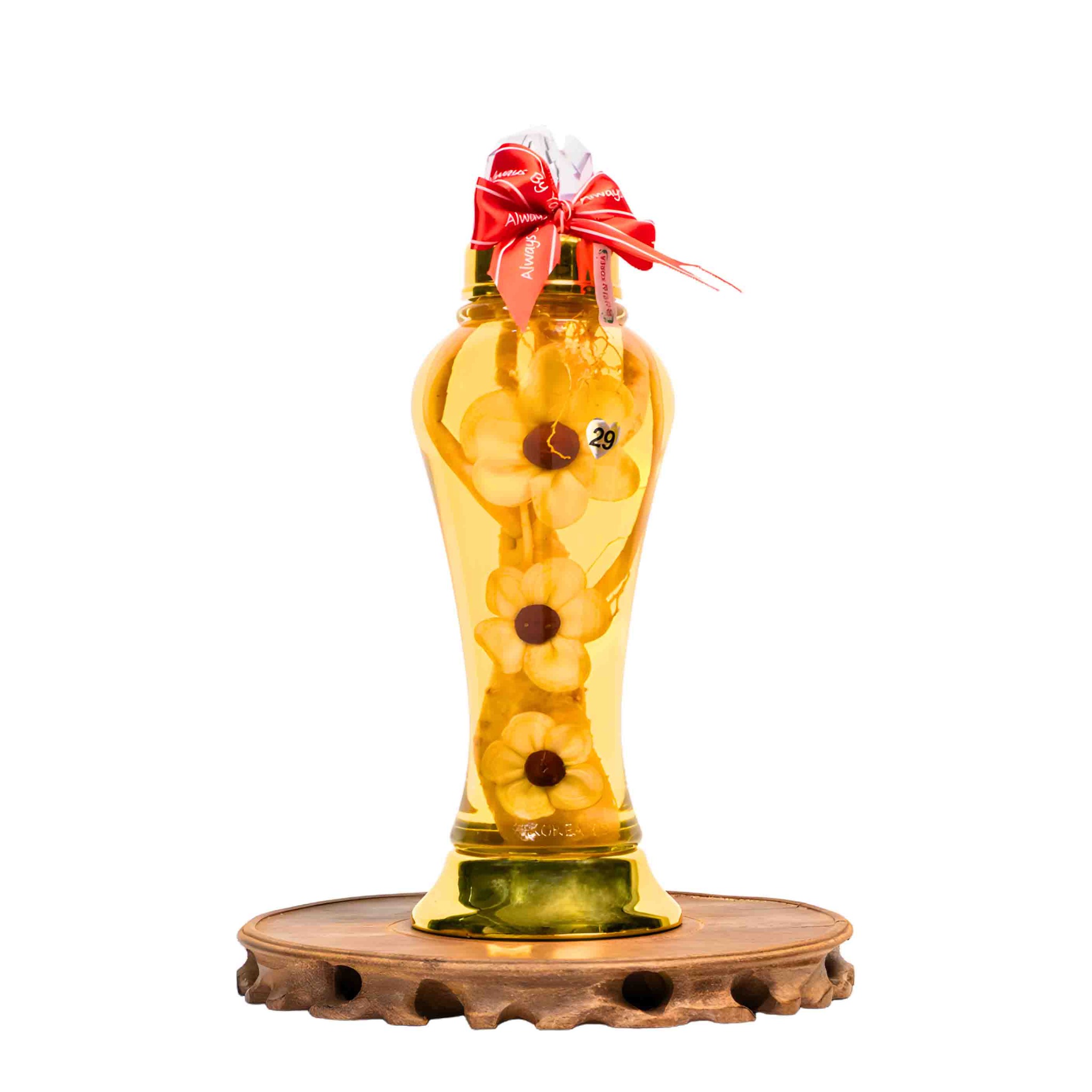 Bình Rượu Sâm Hàn Quốc Tỉa Hoa 660ml