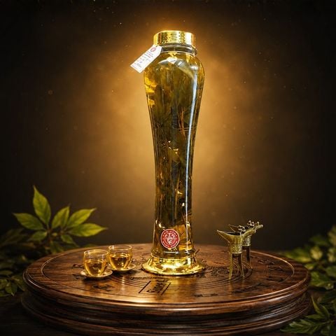 Bình Lá Sâm Ngọc Linh Kontum 3,4 Lít
