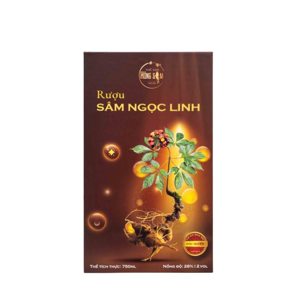  Bình Rượu Sâm Ngọc Linh Nguyên Chất 750ml 
