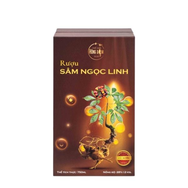  Bình Rượu Sâm Ngọc Linh Nguyên Chất 750ml 