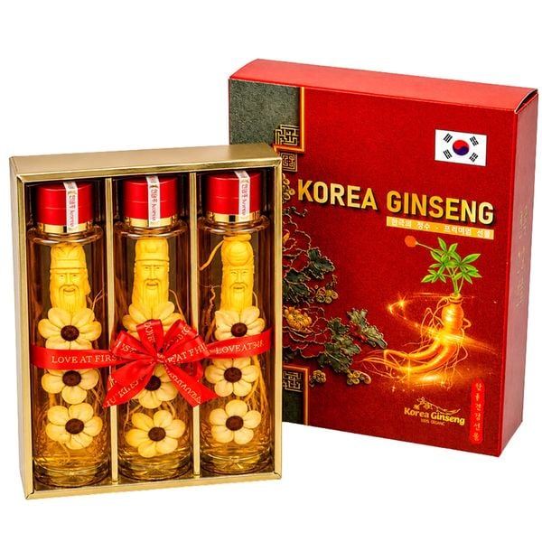  Set Rượu Sâm Điêu Khắc Phúc Lộc Thọ 