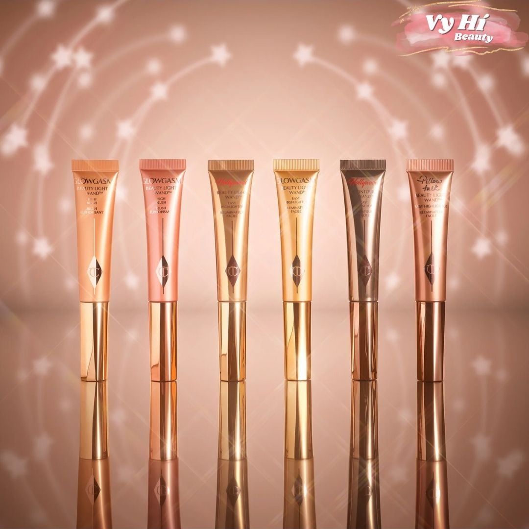 Bắt sáng Charlotte Tilbury GLOWGASM Beauty Light Wand High Blush + 12ml