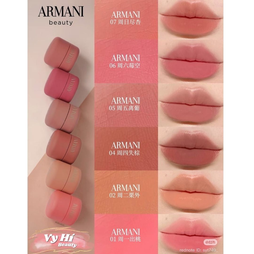 Má kem Armani Dolci Blush Smoothing Cream-to-Powder Soft-Matte Balm 8g
