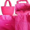 Túi tote Huda hồng dạng phao